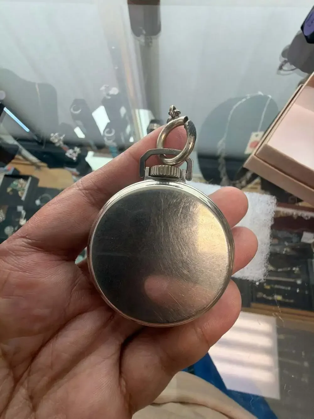 Vintage Westclox Pocket Ben Mechanical Pocket Watch with Black Dial